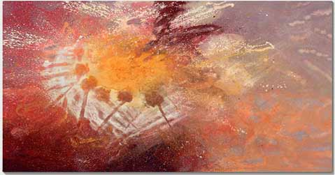 Petra Lemmerz: Salinen 126 x 242 cm, 2003